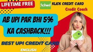 Lifetime Free Yes Bank Kiwi Klick Credit Card|5% Cashback|Best UPI Rupay Card 2024| Neon Offer|Apply