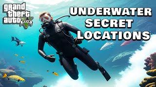 GTA 5 - UNDERWATER SECRET LOCATIONS ( Money, Scuba Suit, Weapons ) *2024*