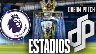 MEJOR QUE FIFA 23? | TODOS LOS ESTADIOS DE LA PREMIER LEAGUE | PES DREAM PATCH V4!!! | PES 2021 PC