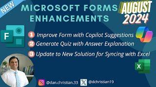 Microsoft Forms Enhancements Announced in August 2024