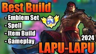 LAPU-LAPU BEST BUILD 2024 | TOP 1 GLOBAL LAPU-LAPU BUILD | LAPU-LAPU - MOBILE LEGENDS (Part 3)