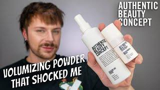 AUTHENTIC BEAUTY CONCEPT | REVIEW | Best Volumizing Hair Powder | Silicone Free Styling Products