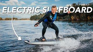 $17,400 ELECTRIC SURFBOARD Review // So Fast Its Scary  Awake