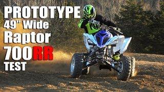 Prototype Yamaha Raptor 700 Test: 50 inches wide for the modern off-road world!