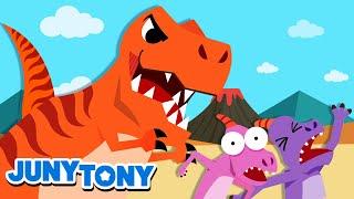 Tiranossauro Rex | Amigos Dinossauros | Música Infantil | JunyTony em Português