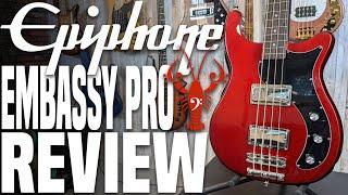 Epiphone Embassy Pro - A Budget Gibson Thunderbird By Any Other Name - LowEndLobster Review