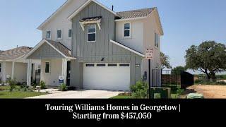 Touring Williams Homes in Georgetown | Starting from $457,050