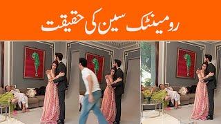 Anmol and Ali Raza Romantic on the Set of drama Iqtidar Episode