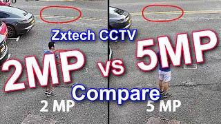 2MP vs 5MP CCTV Camera