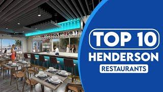 10 Best Restaurants In Henderson | Best Places To Eat In Henderson | 2023