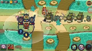 Realm Defense - World 6 Level 183-Twin Eels - Campaign 3 Stars