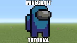 Minecraft Pixel Art Tutorial - Among Us