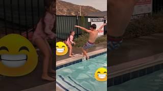 isabella dropped wero to the pool #pool #brothers #fypviral #short #shorts #viralreels #funny