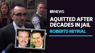 Jason Roberts, jailed for decades over police murders, receives not guilty verdict | ABC News