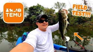 BASS Fishing with TEMU Tackle & Gear - Field Test & FINAL Review!!!