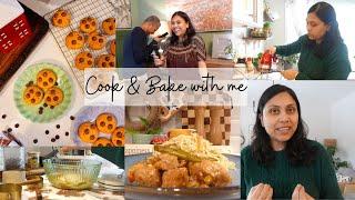 COOK WITH ME - Eggless Whole wheat Cookies / Indo chinese Dinner & Karaoke Night.