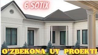 O'ZBEKONA UY PROEKTI 8 XONLI 20X30