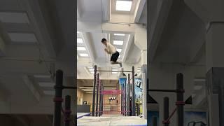 ДВА С ДВУМЯ С ТУРНИКА  #tricks #parkour #pkfr  #flips #workout