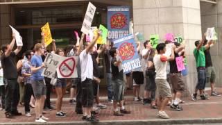 "God Hates Jazz" Protest