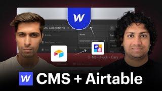 The best way to sync Webflow CMS to Airtable