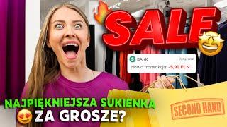 5 ZŁ ZA NOWĄ SUKIENKĘ Z METKĄ W LUMPEKSIE  *Zapłaciłam 40 zł za 7 ciuchów w KiS Second Hand!*