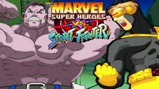 Marvel Super Heroes Vs Street Fighter - Hulk & Cyclops