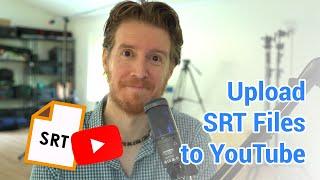 How to upload SRT caption files to YouTube