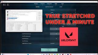 Valorant TRUE STRETCHED in UNDER A MINUTE (2024 WORKING)