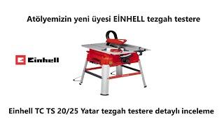 EİNHELL TC TS 2025/2 ECO TEZGAH TESTERE İNCELEME -ATÖLYENİN YENİ ÜYESİ  EİNHELL YATAR TEZGAH TESTERE