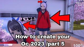 How to create your Oc 2023 /part 5 - Tutorial / Yandere Simulator Tutorial #game #yanderesimulator