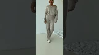 Women's trousers | Loose Knit Sweater,down sweater,cottagecore outfits