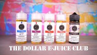 The Dollar E-Juice Club Review!5 Flavors- VapingwithTwisted420