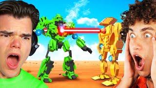 Build A TRANSFORMER, Then We FIGHT… (Trailmakers)