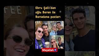 EBRU ŞALLI DAN OĞLUYLA MUTLULUK POZLARI #ebruşallı #magazin