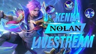 PUSH GLOBAL NOLAN SOLO RANK! DAY 1 (FIRST TIME STREAMING) - MOBILE LEGENDS
