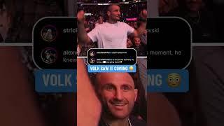 Volk knew it was about to go down  #UFC312