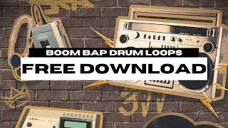 ROYALTY FREE ALL TIME HIP HOP/BOOM BAP DRUM LOOPS