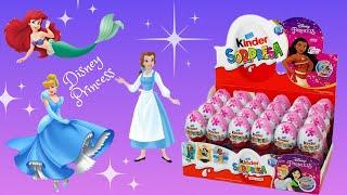 *ASMR*Disney Princess Kinder Surprise Eggs Mystery Unboxing‍️No talking️#unboxingvideo