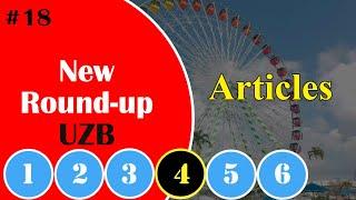 #18 Ingliz tili 0 dan | Bepul dars| Articles | Round-Up | UZB | Ingliz tili 0 dan