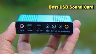 Professional USB Sound Card-Super Bass Sound Card For PC Laptop Speaker