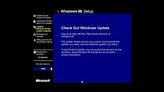 Installing Windows 98 from Floppy disks (just because I can...)