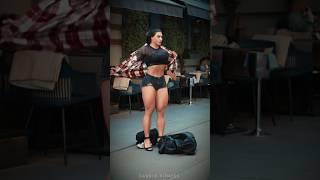 Sigma Attitude for cute Bodybuilder pose for public Reaction  #motivation #fitneess #sigma #shorts