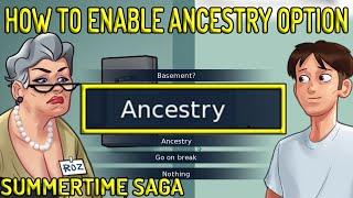 Summertime Saga ANCESTRY OPTION | Golden Compass ANCESTRY OPTION | How to find ANCESTRY OPTION | ROZ