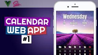 How to Build a Calendar Web App with Vue JS  UI Design