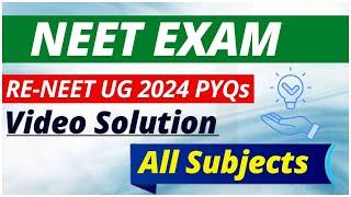 RE-NEET PYQ Solutions: Master Important Questions for Success | NEET UG 2025 | #pyq #tips #solutions