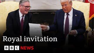 UK flatters Donald Trump with invitation from King for second state visit | BBC News