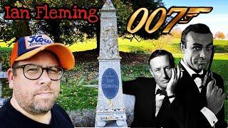 The Grave of Ian Fleming - Author James Bond 007 Book Series - Sevenhampton, Wiltshire.￼ ￼