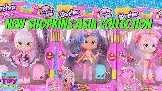 Season 8 Shopkins Shoppies Dolls Unboxing + Asia 2 Packs Opening | PSToyReviews