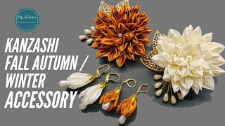 DIY Kanzashi Accessory - Fall Autumn / Winter Collection | MyInDulzens