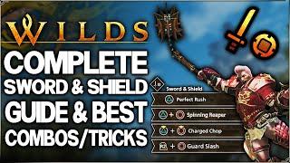 Monster Hunter Wilds - Ultimate Sword & Shield Guide - Best Combos - Advanced Tutorial, Tips, Skill!